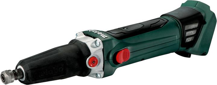Dust filter, Collet chuck 6 mm, Suitcase, Open-ended spanner, Rubber protective cap, Charger (not included in the scope of delivery), MetaLoc battery pack (not included in the scope of delivery)