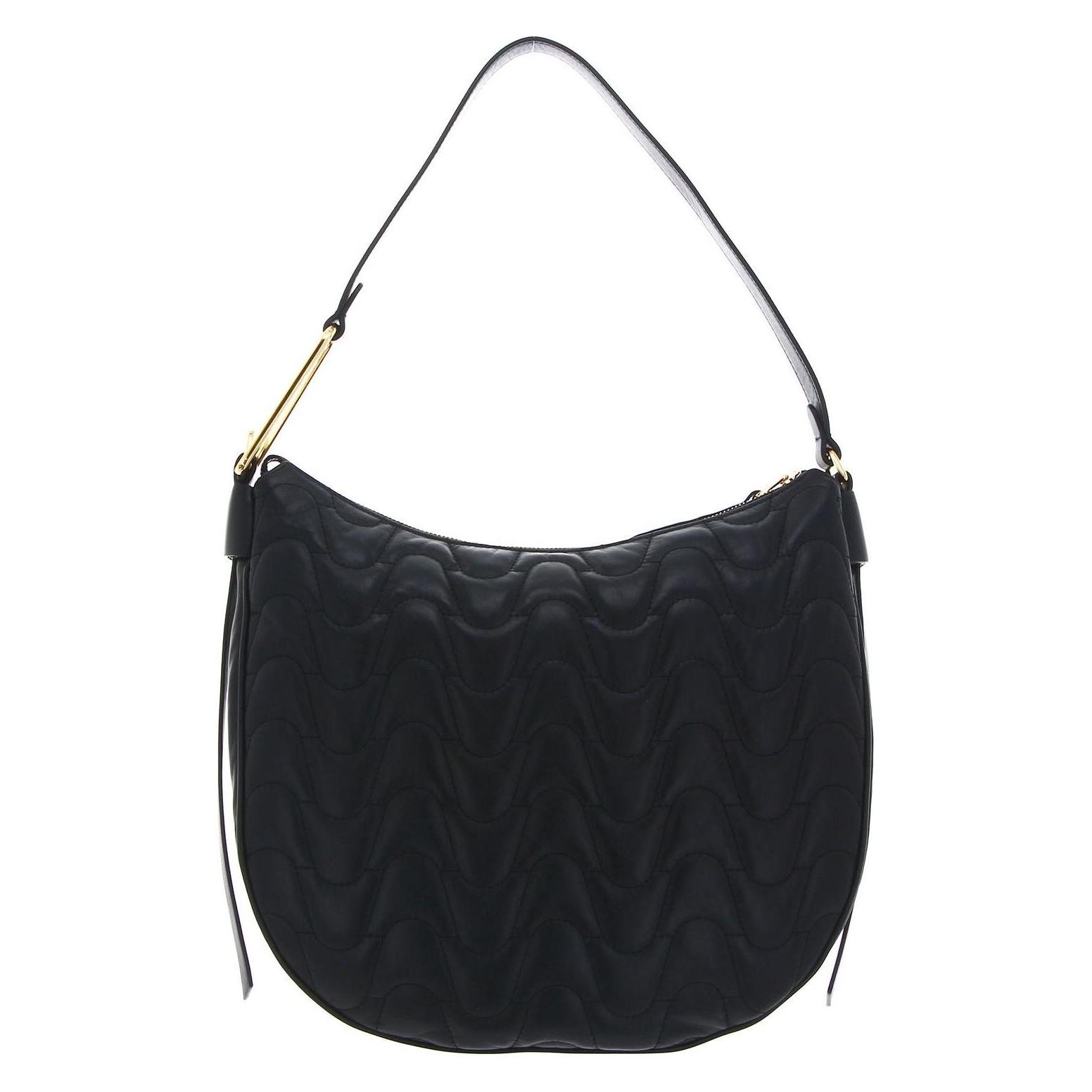 Coccinelle, Damen, Handtasche, Priscilla Matel Handbag Matelasse Napa Leather, Schwarz