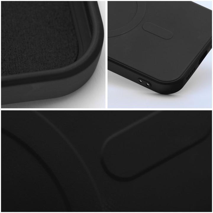 Produktbild OEM Back panel cover SILICONE MAG COVER case compatible with MagSafe for IPHONE 14 Pro Max black (Apple iPhone 14 Pro Max)