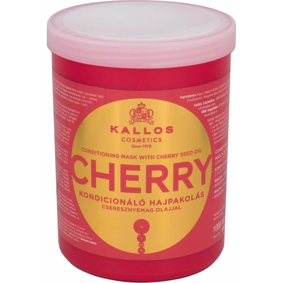 Kallos Cosmetics, Haarmaske, Cherry (1000 ml)