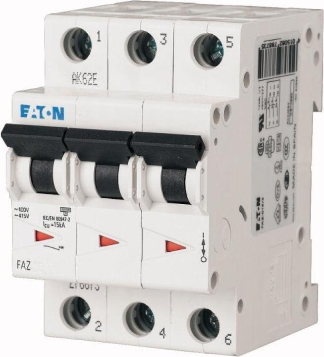 Produktbild Eaton Circuit Breaker, D Curve, 40A, 3-Pole