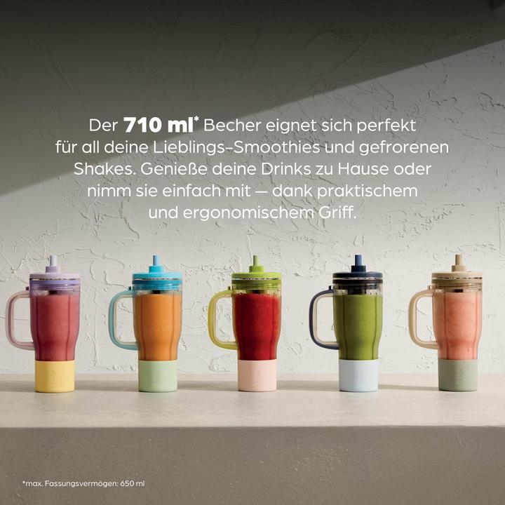 Image du produit Ninja BlendBoss Mixer mit tragbarem Becher, Mixgerät mit abnehmbarem Reisebecher, 3 voreingestellte (1100 W)