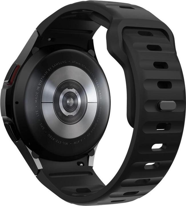 Produktbild Tech-Protect Silicone Line Strap for Samsung Galaxy Watch 4 / 5 / 5 Pro / 6 / 7 / FE - Black