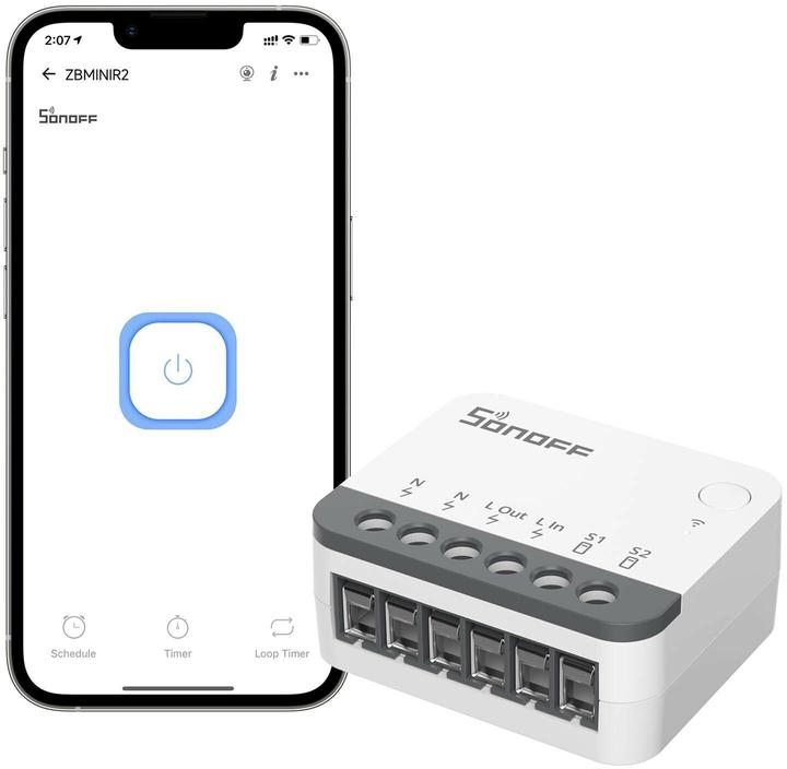 Actual product image Sonoff ZigBee-Lichtaktor (Switch actuator)
