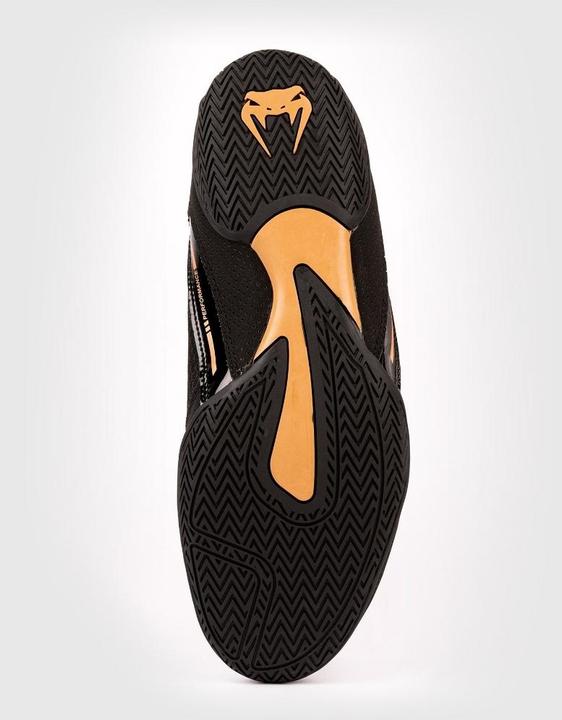 Actual product image Venum Elite Boxing Shoes – Black/Bronze - 44,5 (US 11) (44)