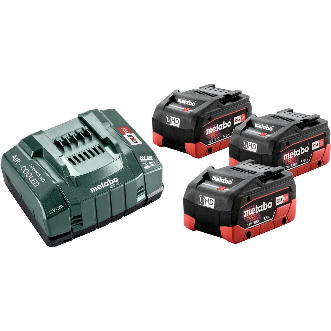 Metabo, Werkzeugakku + Ladegerät, Basis-Set (18 V)