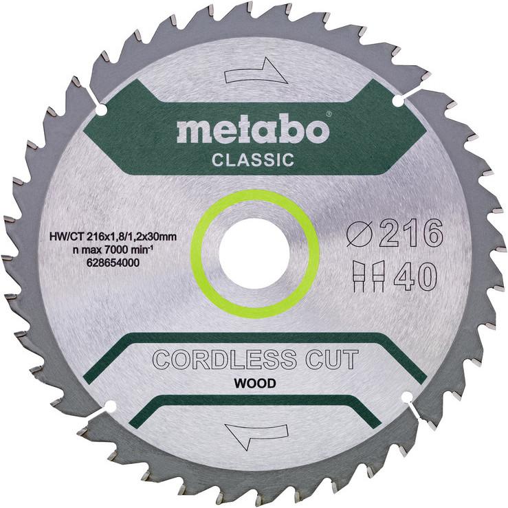 Metabo, Sägeblatt, Cordless Cut Wood - Classic