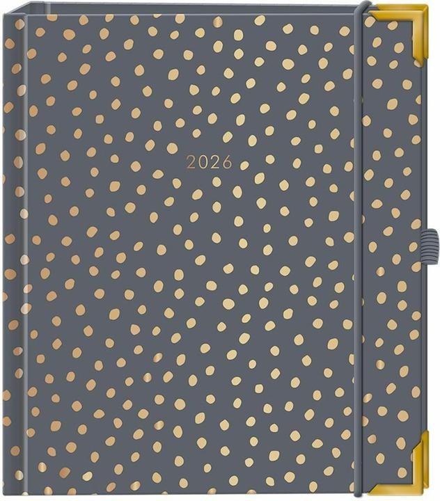 Image du produit Terminplaner A5 Premium 2026 Dunkelgrau (17 x 20,5 cm, 1 semaine / 2 pages)