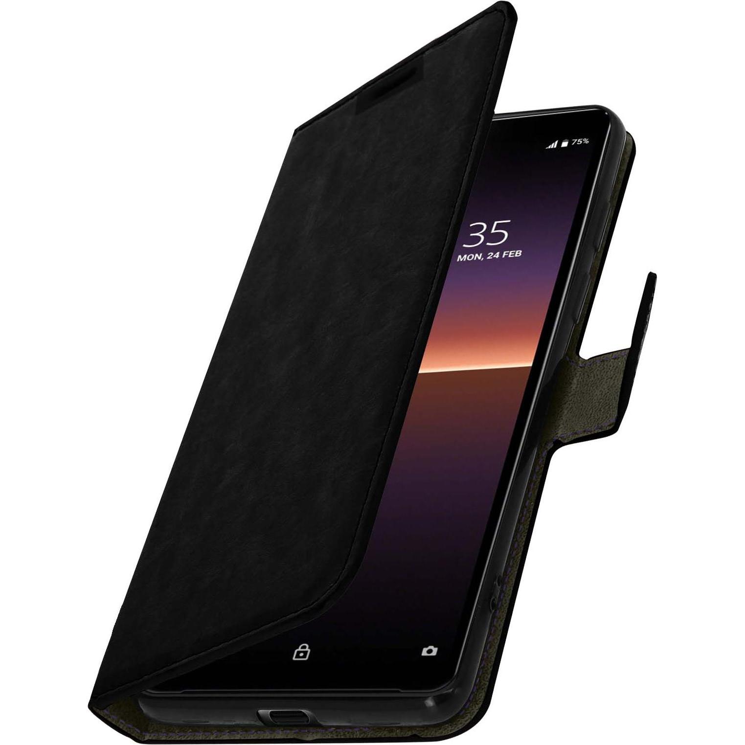 Thumbnail - Avizar Vintage Series (Sony Xperia 10 II), Smartphone Hülle, Schwarz