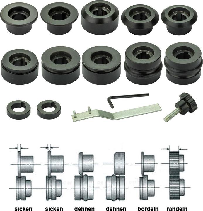 Actual product image Dema Flanging machine + beading machine incl. 6 rollers