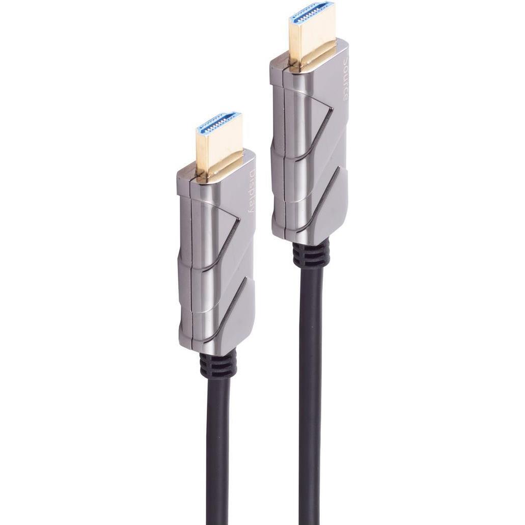 Shiverpeaks -BASIC-S--HDMI Anschlusskabel-Optisches HDMI Kabel, 10K, 15,0m (15 m, HDMI), Video Kabel