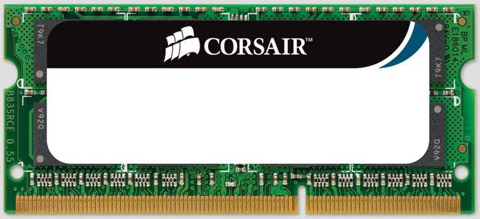 Image du produit Corsair ValueSelect (1 x 2GB, 1333 MHz, RAM DDR3, SO-DIMM)