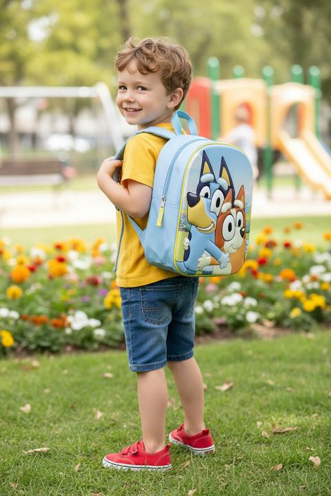Actual product image Bluey School backpack Blue 25 x 31 x 10 cm