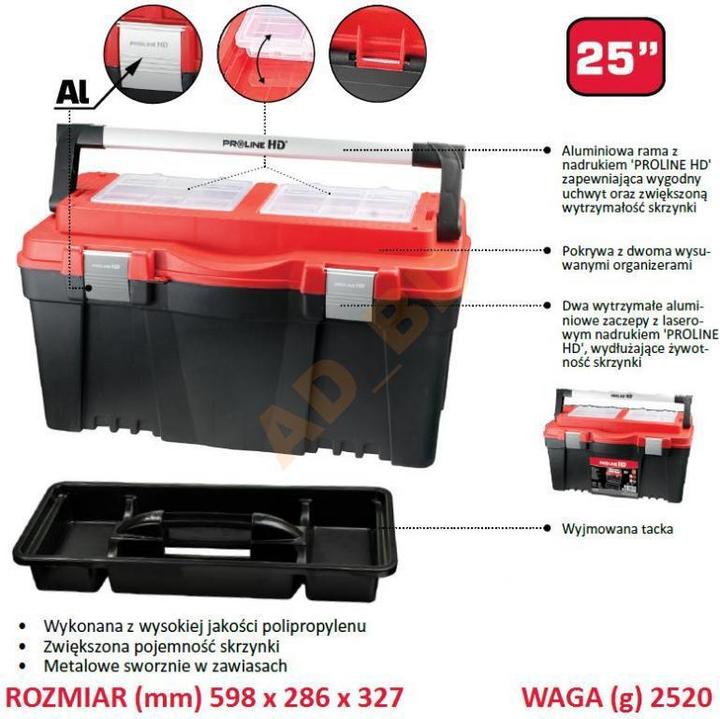 Actual product image Proline 35755 Toolbox 25 inches (1 Piece)