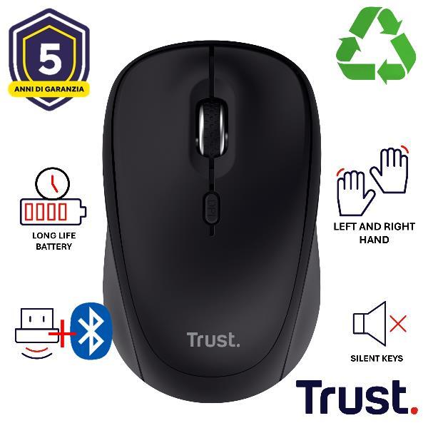 Actual product image Trust Yvi+ Multi-Device Wrls Mouse (Wireless)