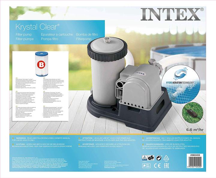 Actual product image Intex Pool Krystal Clear