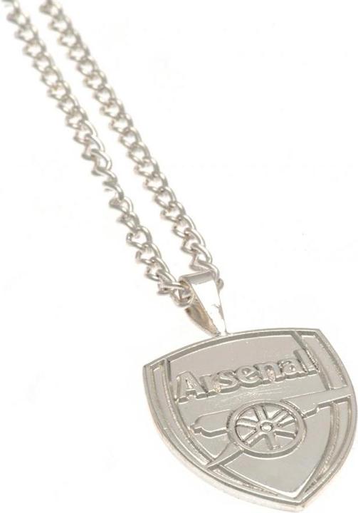 Produktbild Arsenal FC versilberter XL Anhänger und Kette (100% Metall)