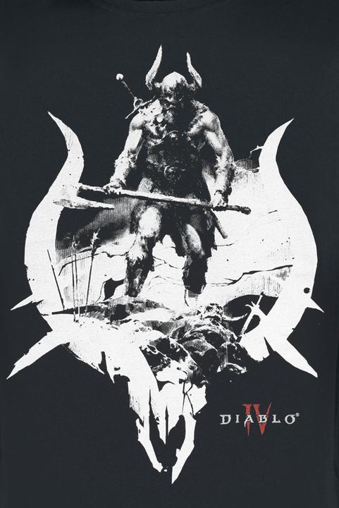 Immagine prodotto Difuzed Maglietta Diablo IV Barbarian Sigil Taglia S (S)