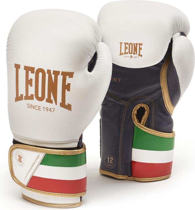 Produktbild Leone Boxhandschuh Italy Weiss GN039 (16 OZ, One Size)