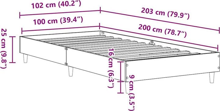 Produktbild vidaXL Massimiliano (120 x 200 cm)