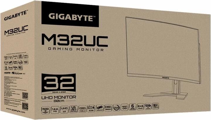 Productafbeelding Gigabyte M32UC (3840 x 2160 Pixels, 31.50")