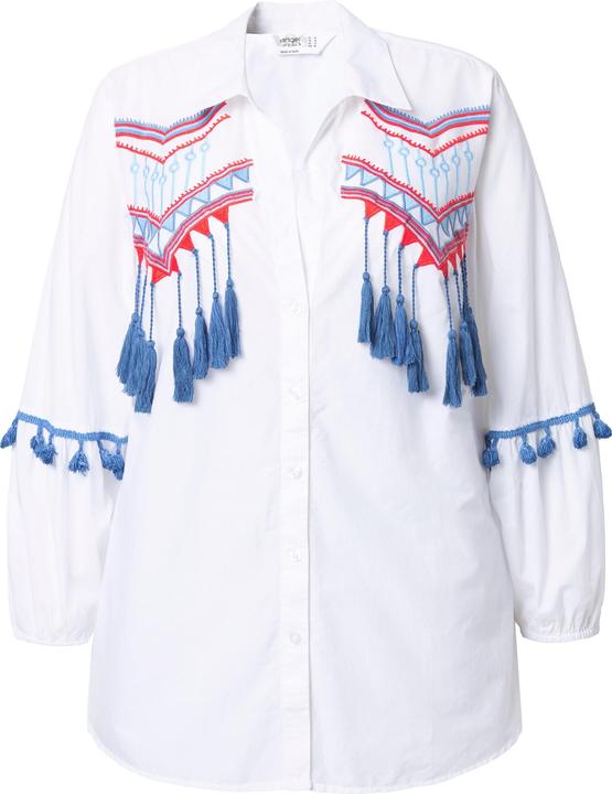 Immagine prodotto Angel of Style Camicia dal taglio svasato con rifiniture e frange (60)