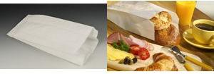 Actual product image Papstar Paper gusset bag, dimensions: (W)130 x (D)70 x (H)280 mm (1000 x)