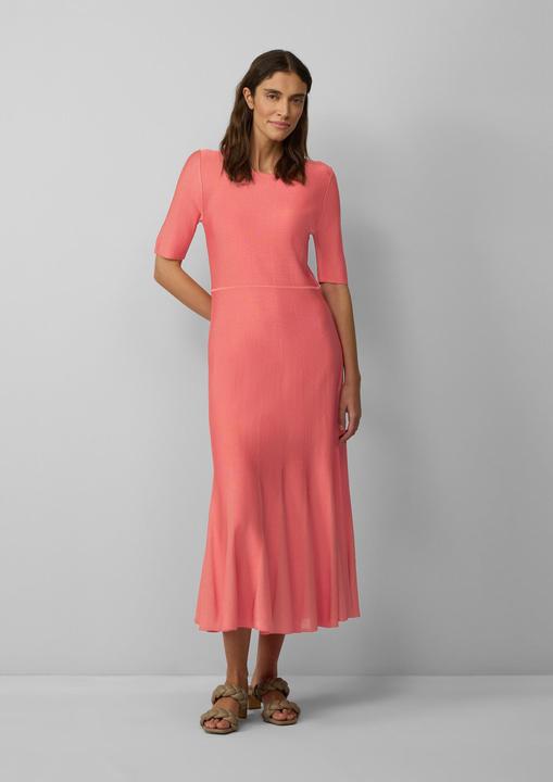 Produktbild S.Oliver Kleid Ausgestelltes Feinstrick-Kleid mit Strickmuster (42)