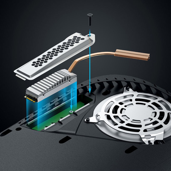 Actual product image Graugear Heat sink SSD M.2NVMe for PS5