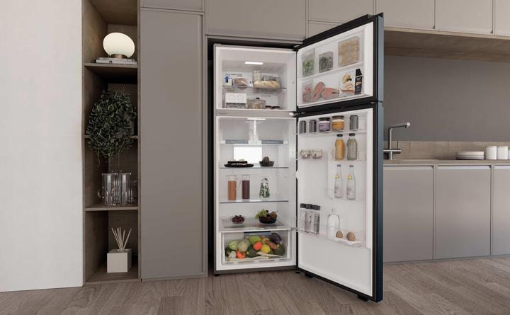 Actual product image Haier HPR5718DNMB FRIGO D.P. D 70CM 464LT BRUSHED BLACK H185 L70 P70 (464 l)