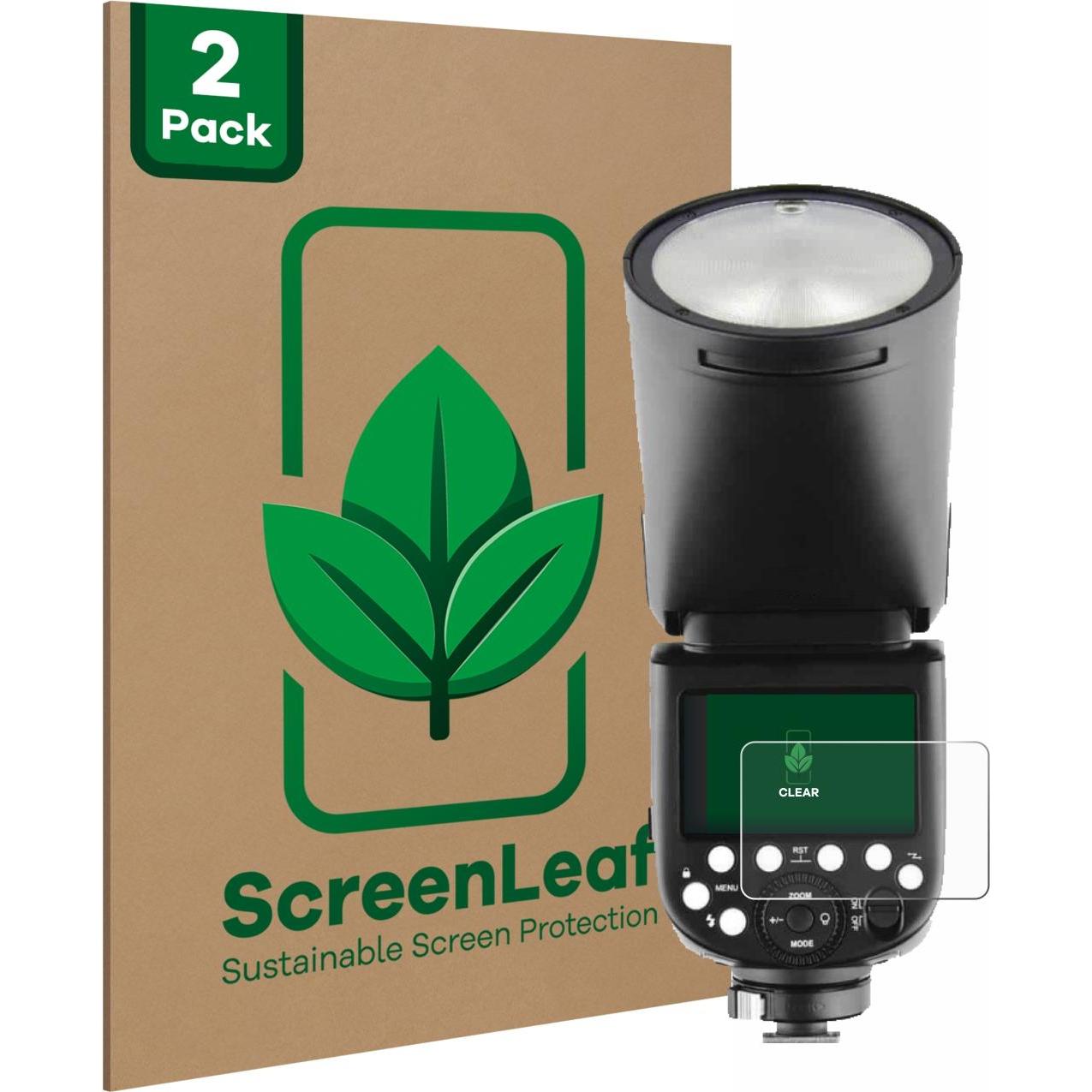 ScreenLeaf Schutzfolie nachhaltiger Displayschutz Displayschutzfolie Folie Klar Transparent (Displayschutz), Kameraschut...