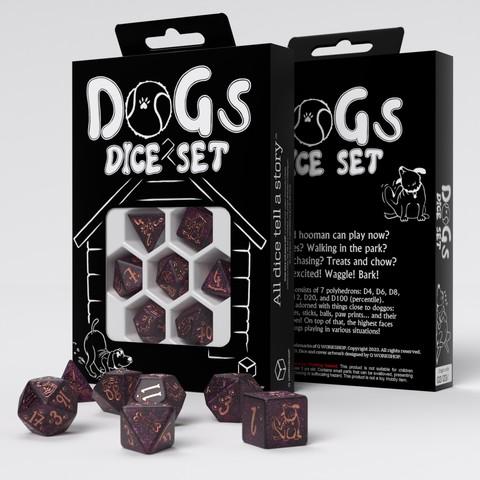 Actual product image Q Workshop DOGS Dice Set: Luna