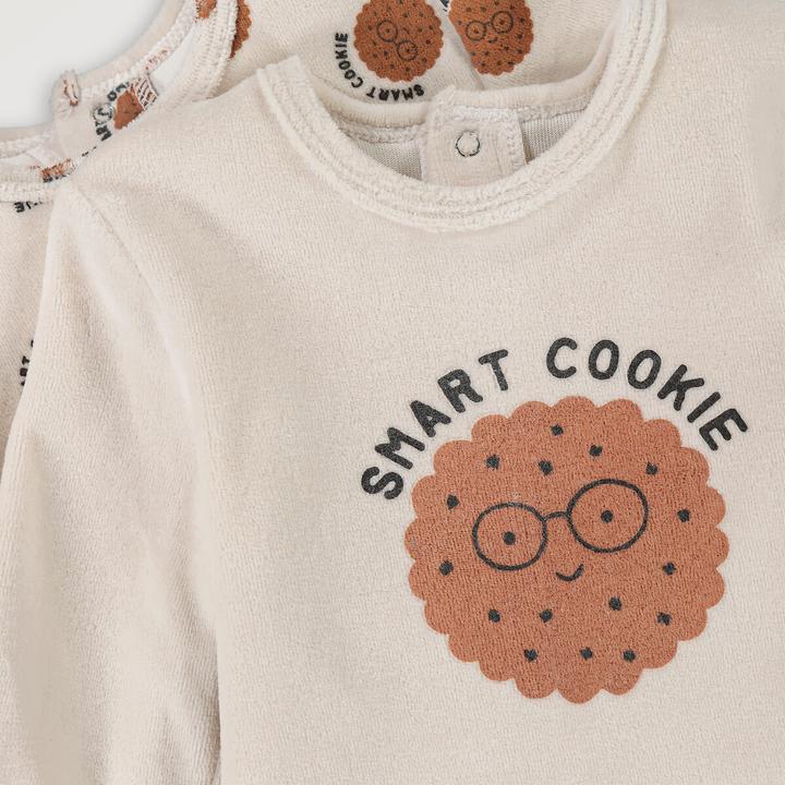 Produktbild La Redoute Collections 2er-Pack Samt-Pyjamas mit Cookie-Motiven (92, 98)