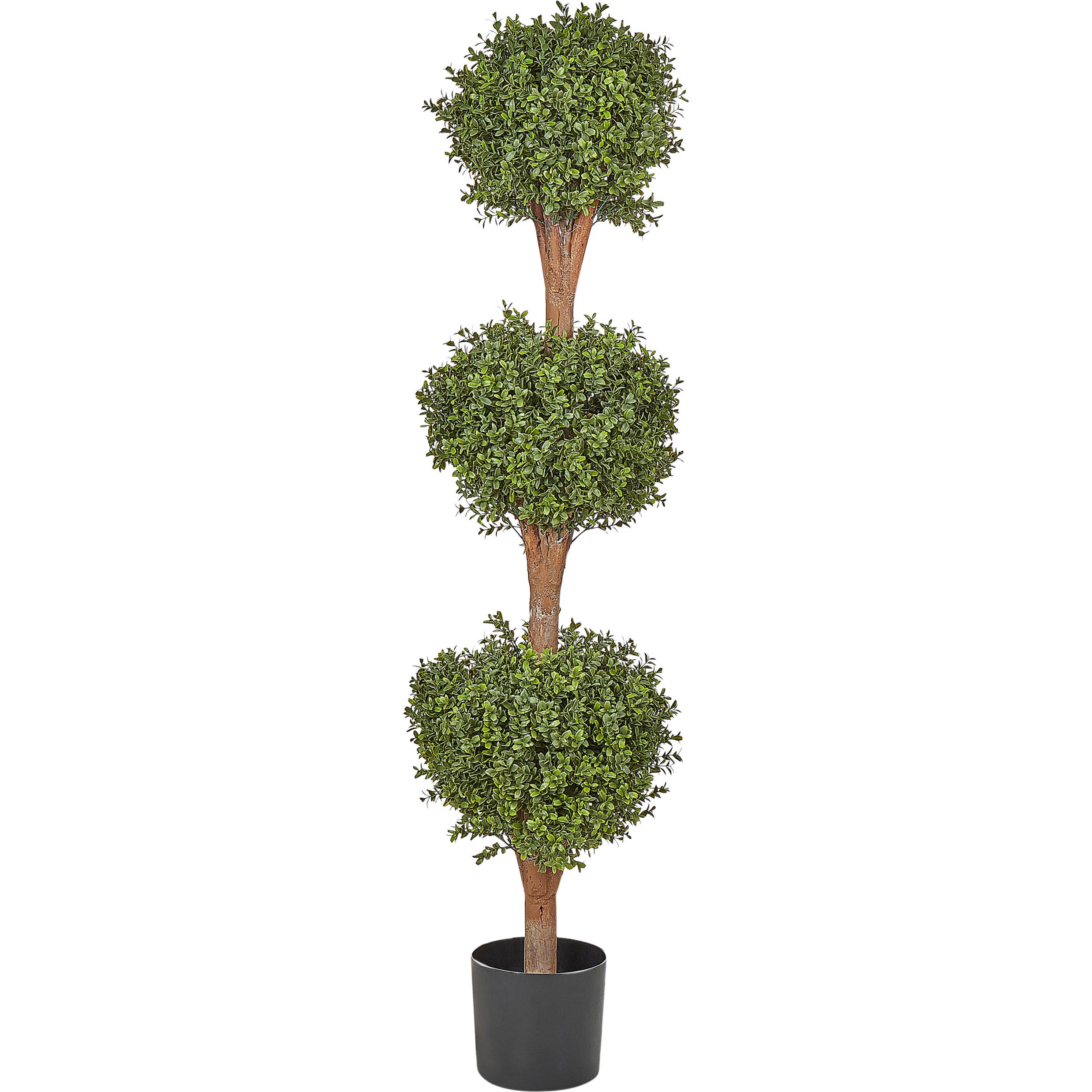 Beliani, Kunstpflanzen, Buxus Ball Tree (154 cm)