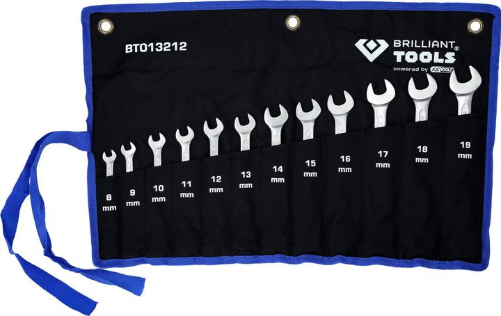 Produktbild Brilliant Tools BT013212 (19 mm, 12 mm, 14 mm, 16 mm, 10  mm, 18 mm, 17 mm, 11 mm, 15 mm, 8 mm, 9 mm, 13 mm)