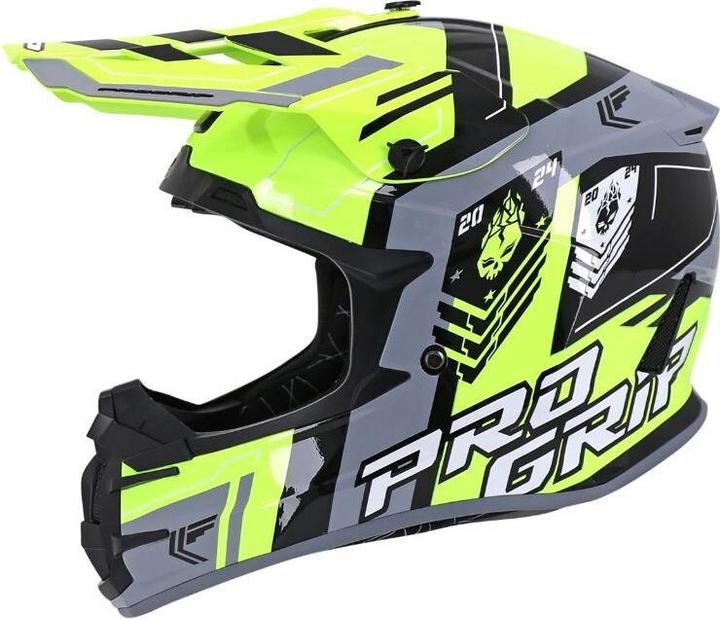 Produktbild ProGrip Motorrad-Cross-Helm (56 cm, L)