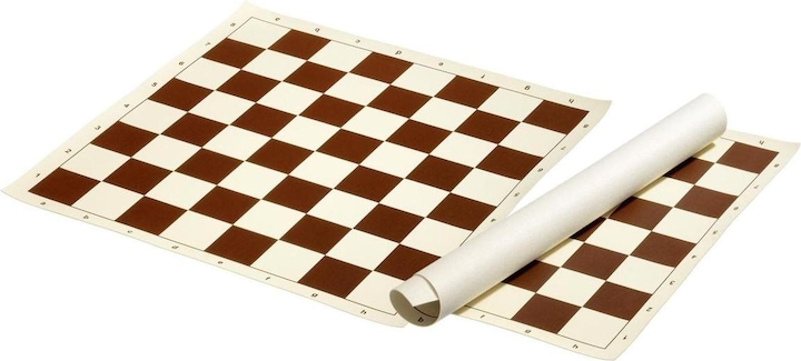 Productafbeelding Philos Schaakbord, oprolbaar, veld 55 mm, bruin