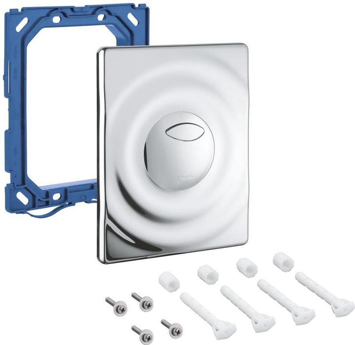 Image du produit Grohe Surf plaque de déclenchement, montage vertical et horizontal, commande à 2 quantités, chromé