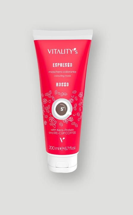 Actual product image Vitality's Espresso Rosso/red 200 ml (Red)