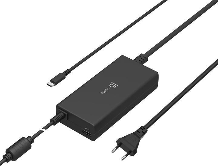 Image du produit j5Create JUP2290C 100W PD USB-C® Super Charger - EU, Black, includes 1.2 m cable, Universal, Indoor (100 W)