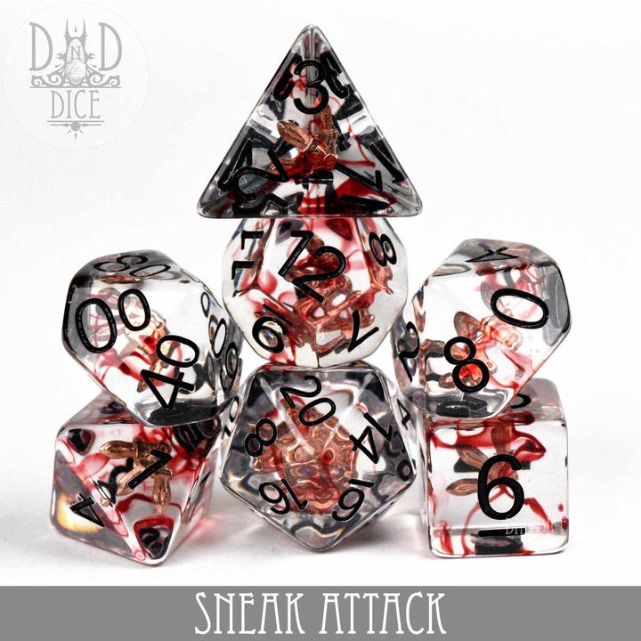 Actual product image DnD Dice Sneak Attack Dice Set