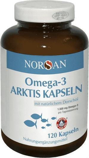 Norsan Omega-3 Arktis Kapseln (120 Stk) (120 pz., Pillole)