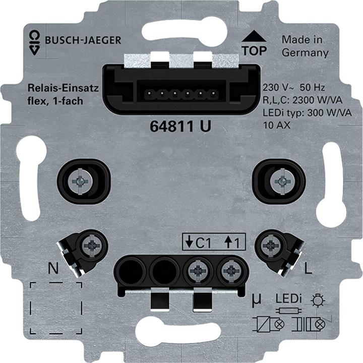 Busch-Jaeger Relais-Einsatz flex 64811 U