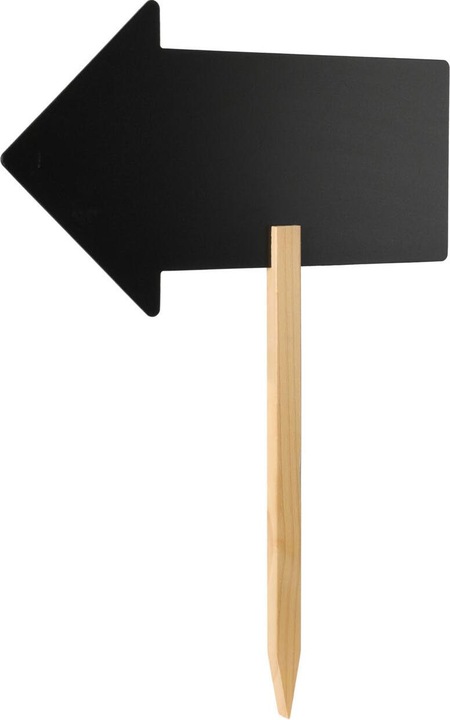 Produktbild Natura Punto Kreidetafel Pfeil zum Beschriften mit Erdspiess (50 x 30 cm)