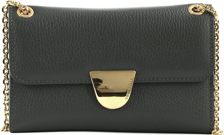 Actual product image Coccinelle Ever Mini Bag Wallet Grained Leather