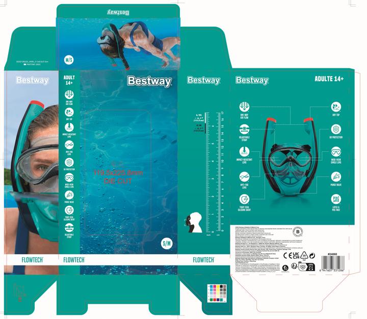 Image du produit Bestway Flowtech Snorkel Mask S/M (2025/2024/2023)