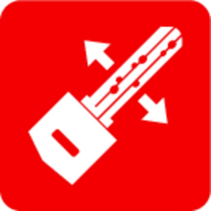 Productafbeelding Abus 25/70 met 5 sleutels kd. Slotlabel