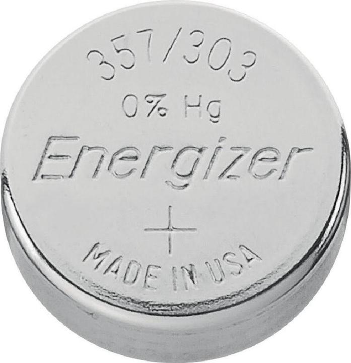 Actual product image Energizer Silver oxides 357/303 (1 pcs., SR44, 150 mAh)