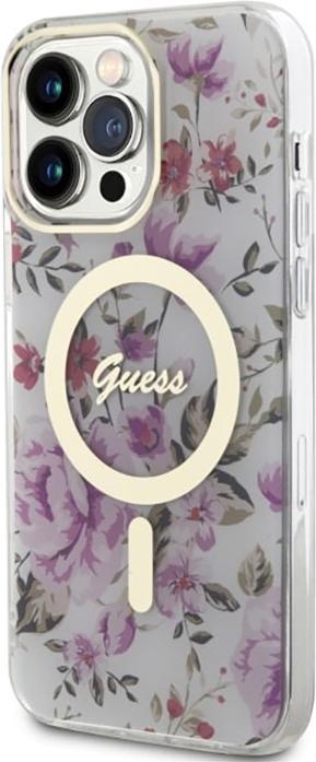 Produktbild Guess iPhone 14 Pro 6.1 hardcase Flower MagSafe (Apple iPhone 14 Pro)