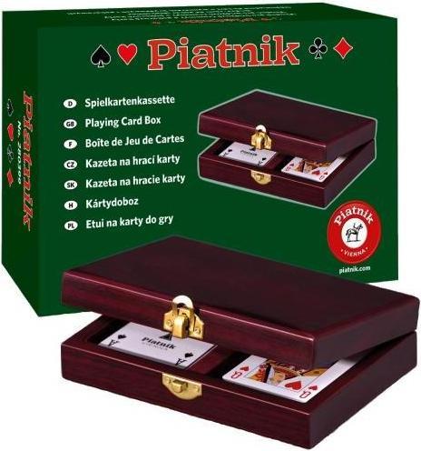 Immagine prodotto Piatnik PIA2800 - Cassetta di lusso - legno (per bridge/poker)
